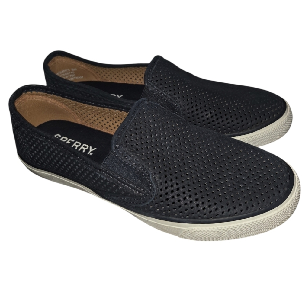 Sperry Women's Seaside Perforated Slip-On Shoes..8